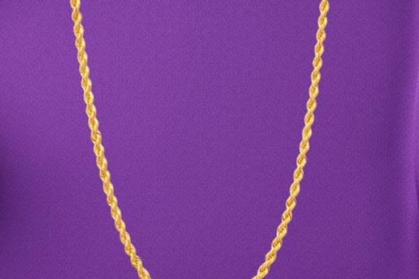 Rope Twist Gold Chain