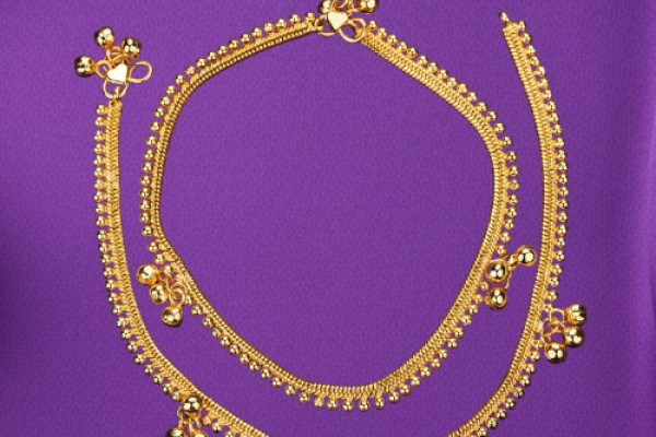 Gold Payal Anklet
